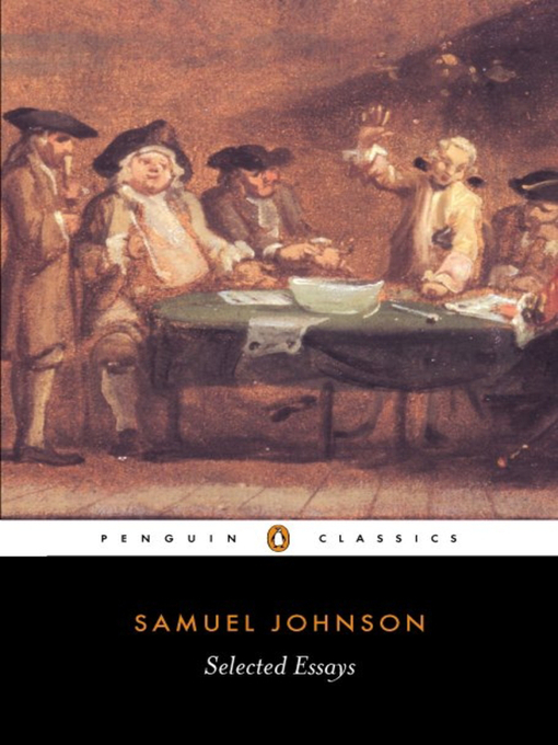 Title details for Selected Essays by Samuel Johnson - Available